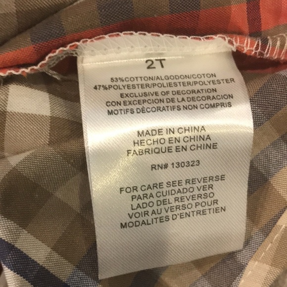 2/$25 KIDS HEADQUARTERS Plaid Button Down Shirt And Jeans Matching Set Size 2T - Picture 3 of 5